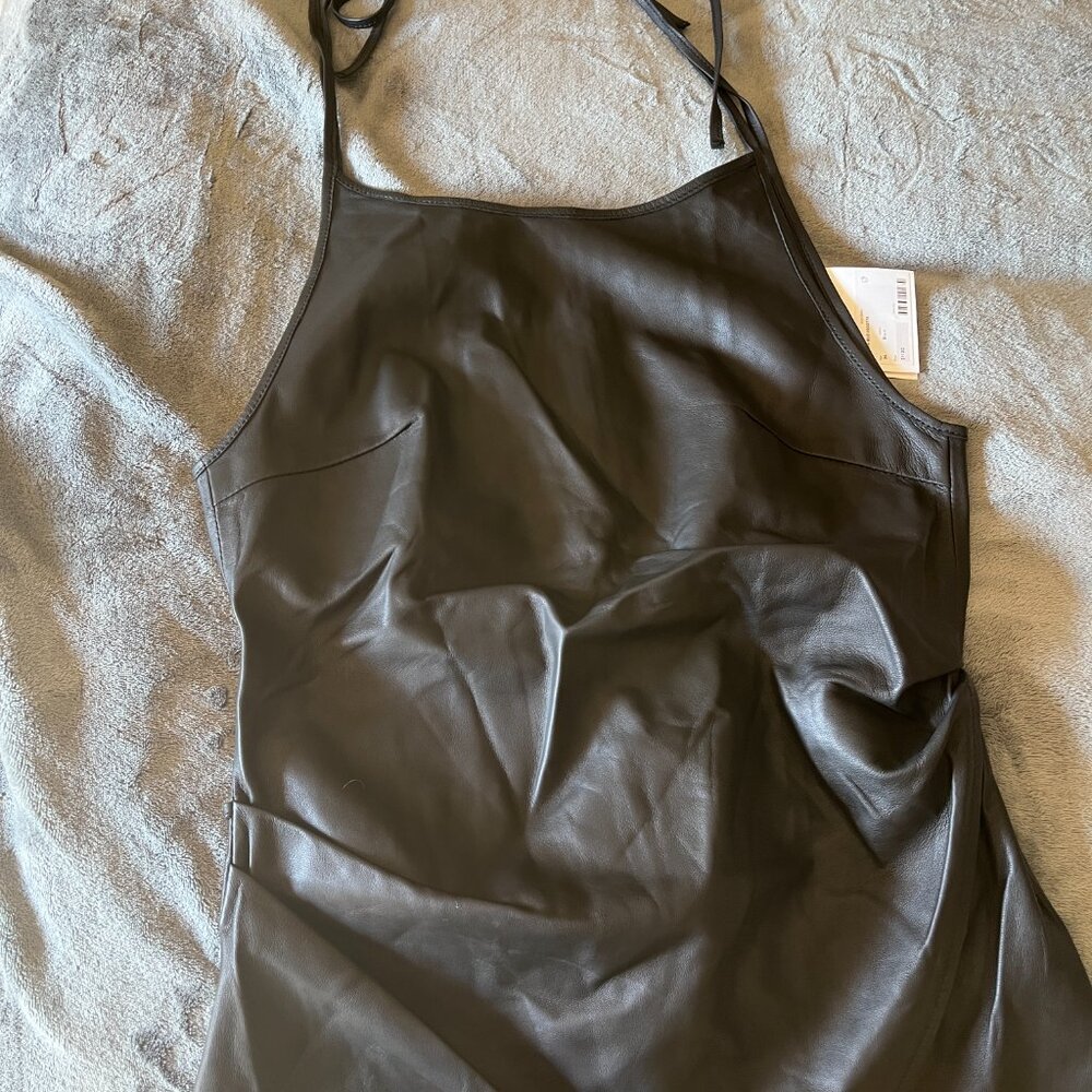 Brand New Acne Studios Leather Dress